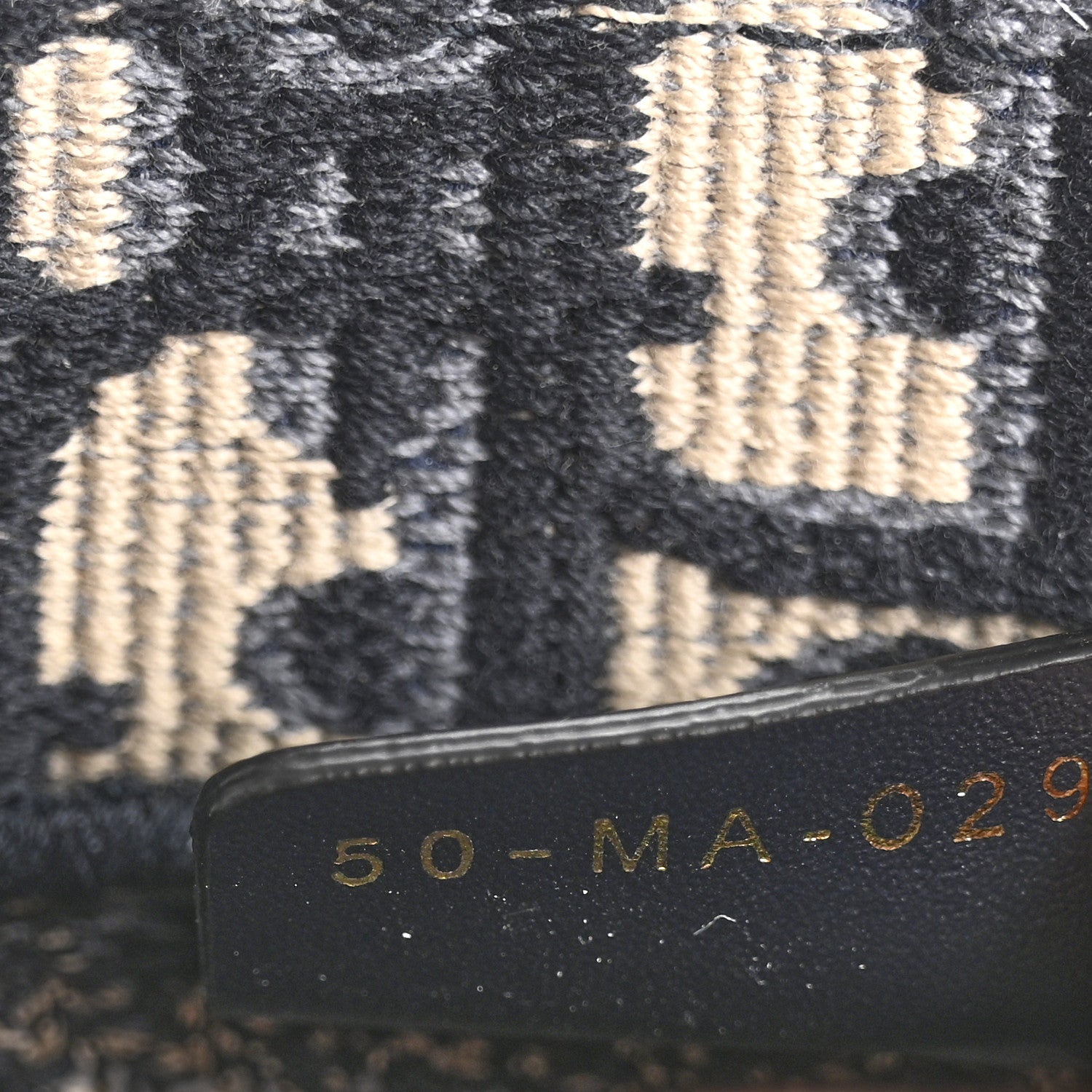 Christian Dior Oblique Mini Book Tote With Strap Blue Multicolor 7 of 14