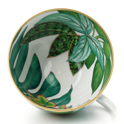 Hermes Porcelain Passifolia Tea Cup And Saucer Set Of 2 4 of 11