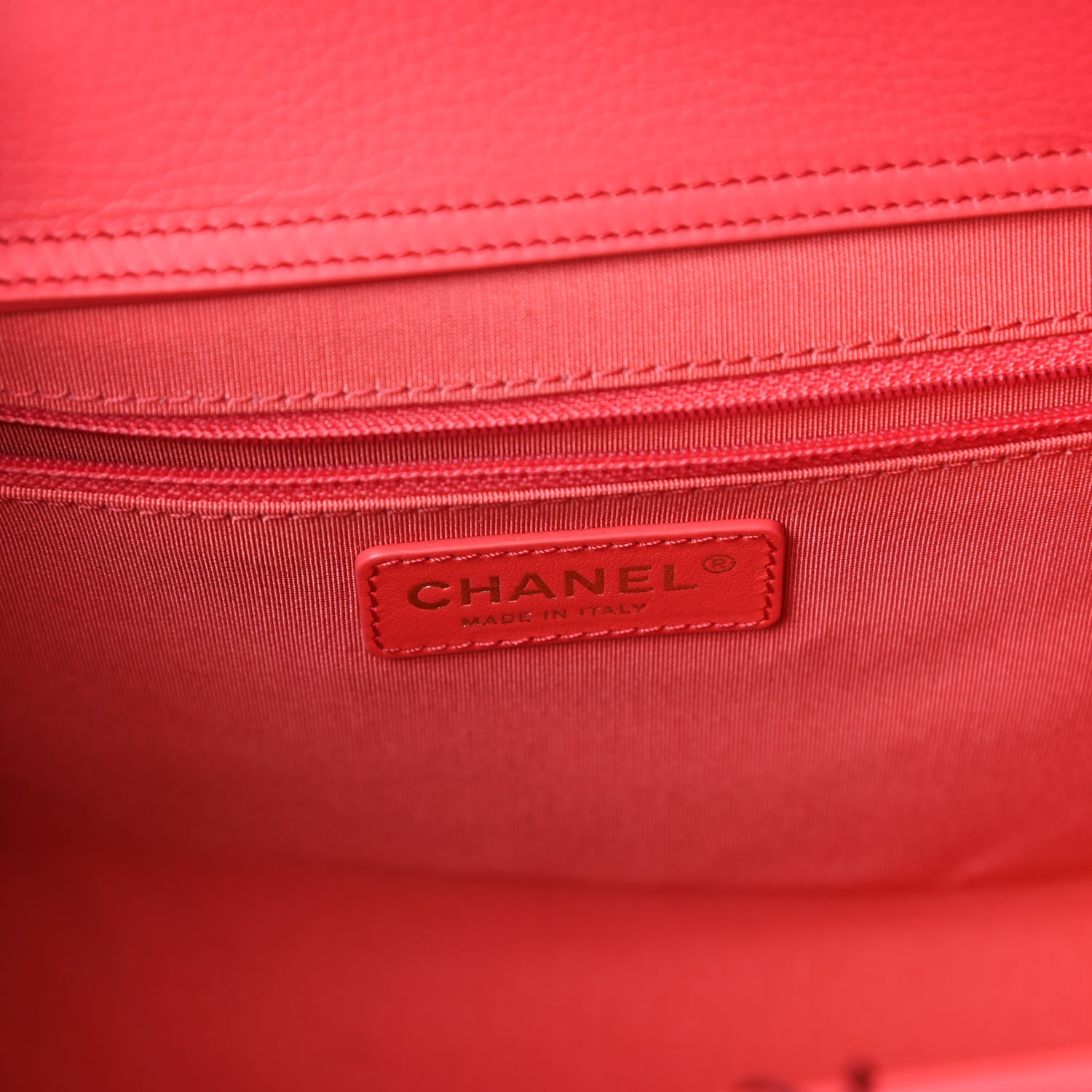 Chanel Bullskin Stitched Small Shopping Tote Pink 8 of 10