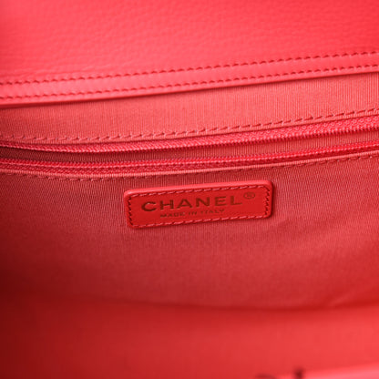 Chanel Bullskin Stitched Small Shopping Tote Pink 8 of 10