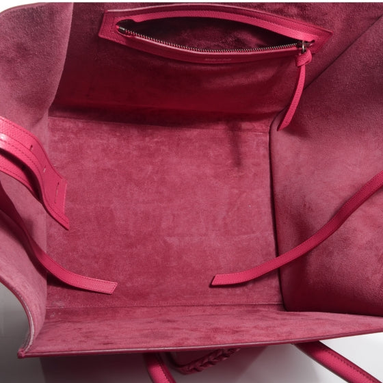 Celine Grained Calfskin Medium Phantom Luggage Fuchsia 6 of 9