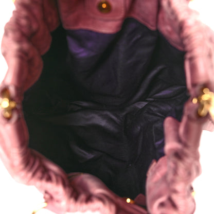 Miu Miu Vitello Shine Shopping Tote Loto 5 of 9