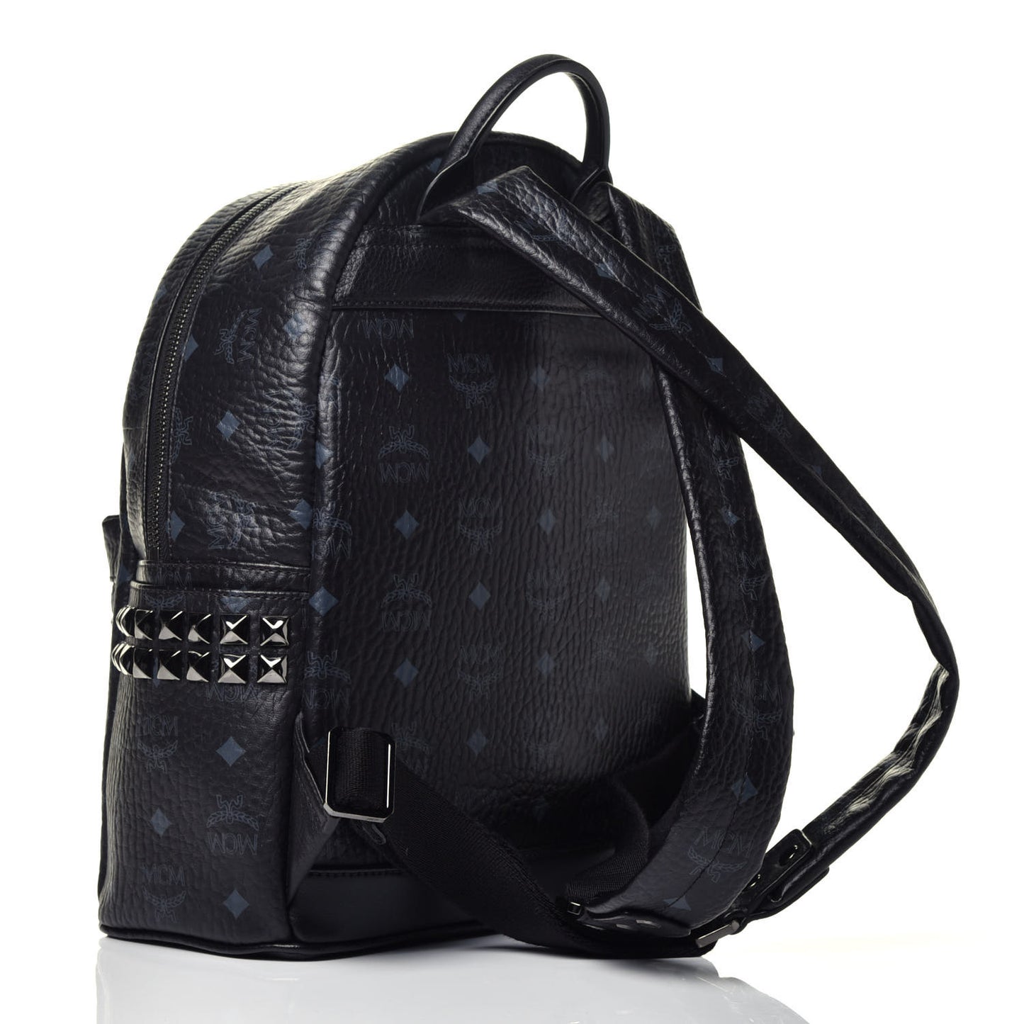 Visetos Small Side Stud Stark Backpack Black