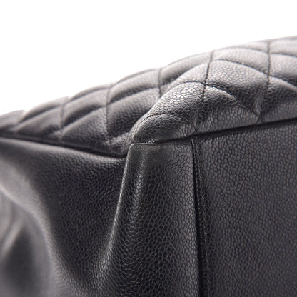 Chanel Caviar Quilted Grand Shopping Tote GST Black 13 of 16