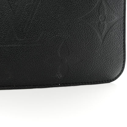 Louis Vuitton Empreinte Monogram Giant Neverfull MM Pochette Black 15 of 16