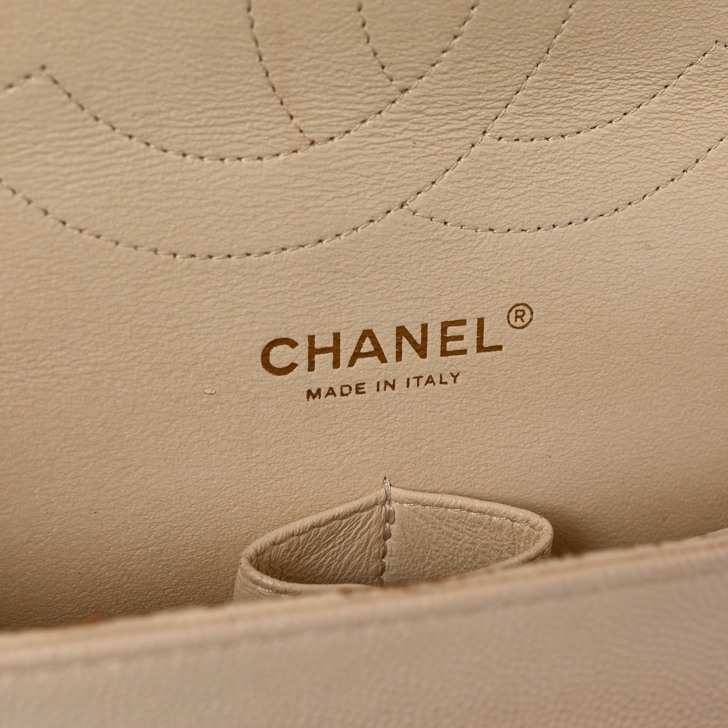 Chanel Caviar Quilted Jumbo Double Flap Light Beige 6 of 10