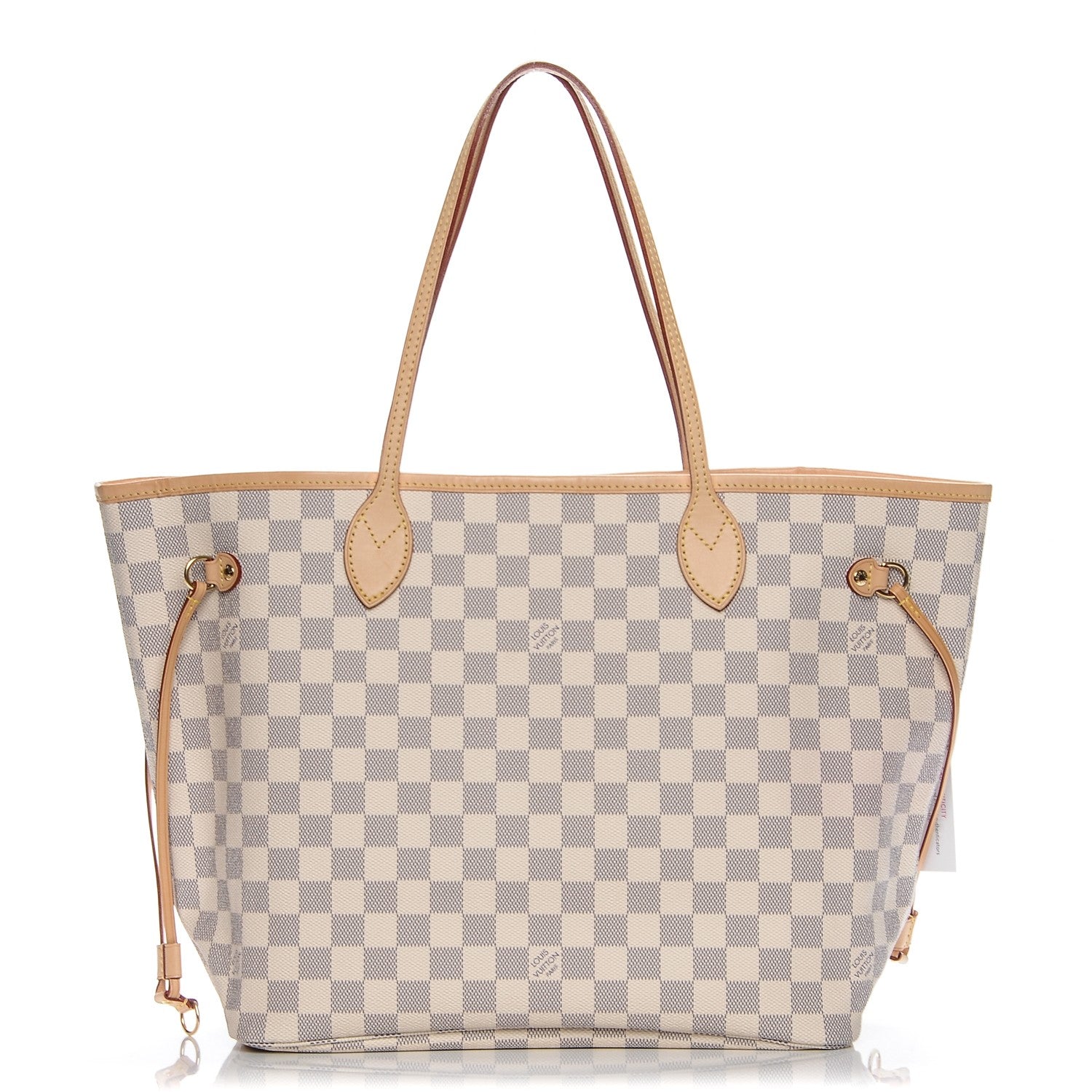 Louis Vuitton Damier Azur Neo Neverfull MM Rose Ballerine 1 of 7