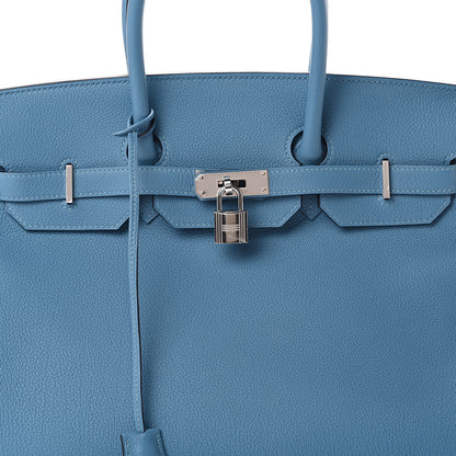 Hermes Togo Birkin 35 Azur 7 of 11