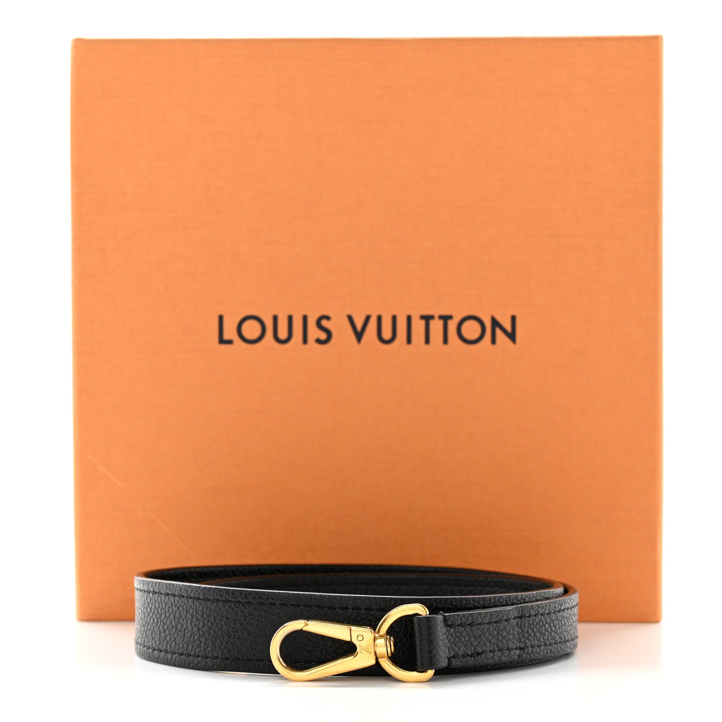 Calfskin Shoulder Strap Black
