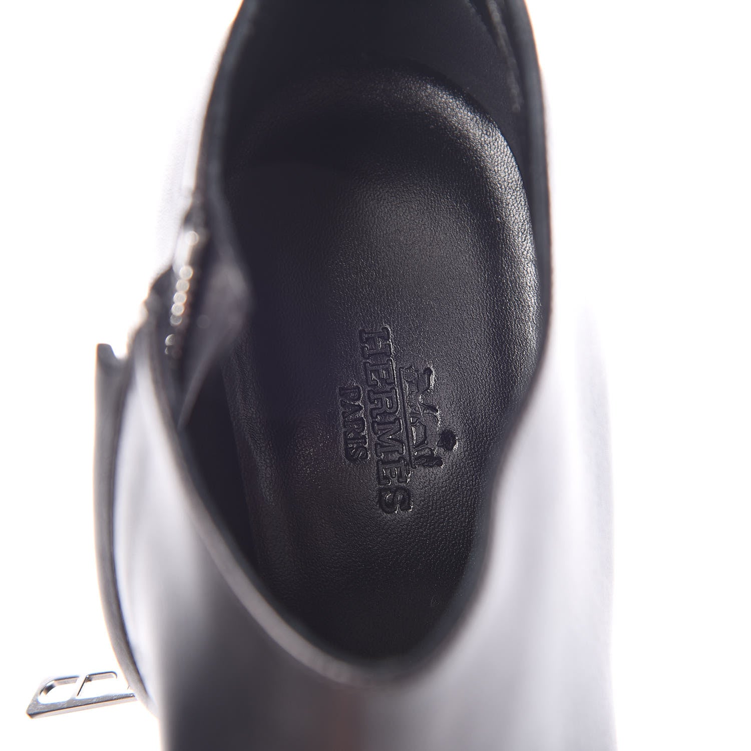 Hermes Calfskin Serena Ankle Boots 38 Black 7 of 9