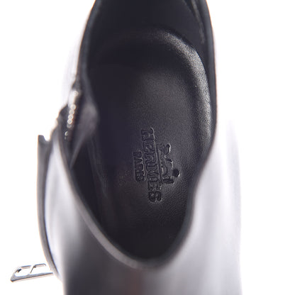 Hermes Calfskin Serena Ankle Boots 38 Black 7 of 9