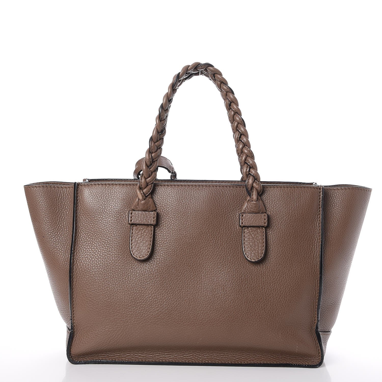 Valentino Garavani Grained Calfskin To Be Cool Tote Dark Noisette 3 of 10