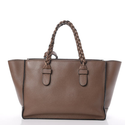 Valentino Garavani Grained Calfskin To Be Cool Tote Dark Noisette 3 of 10