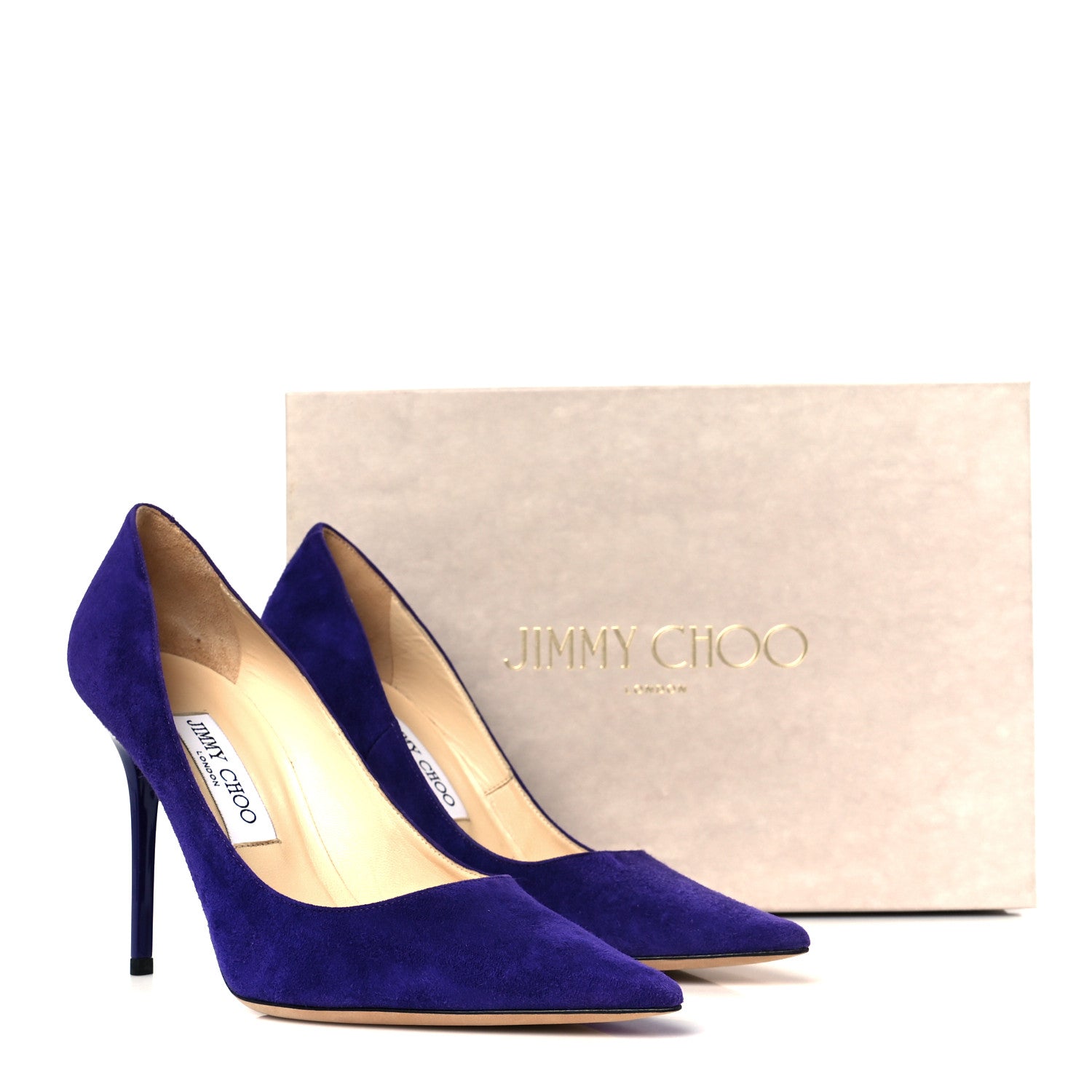 JIMMY CHOO スエード パンプス パープル 37 Jimmy Choo Suede Abel Pumps 38 Violet 1774305 – FASHIONPHILE