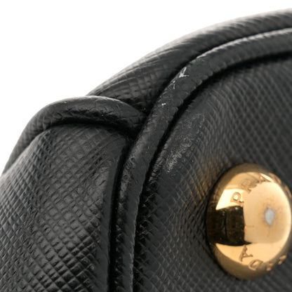 Prada Saffiano Lux Large Galleria Double Zip Tote Black 13 of 14