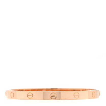 Cartier 18K Pink Gold LOVE Bracelet 19 1 of 6