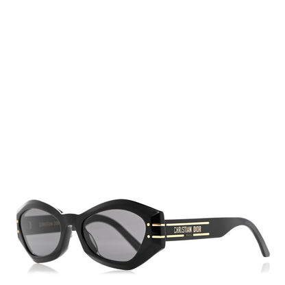 Christian Dior Acetate DiorSignature B1U Butterfly Sunglasses Black 1 of 8