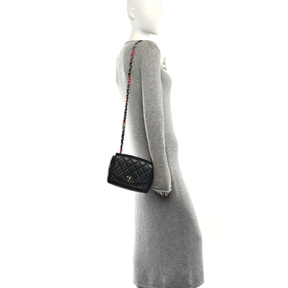 Chanel Lambskin Mixed Fibers Quilted Cocovado Flap Black 2 of 10