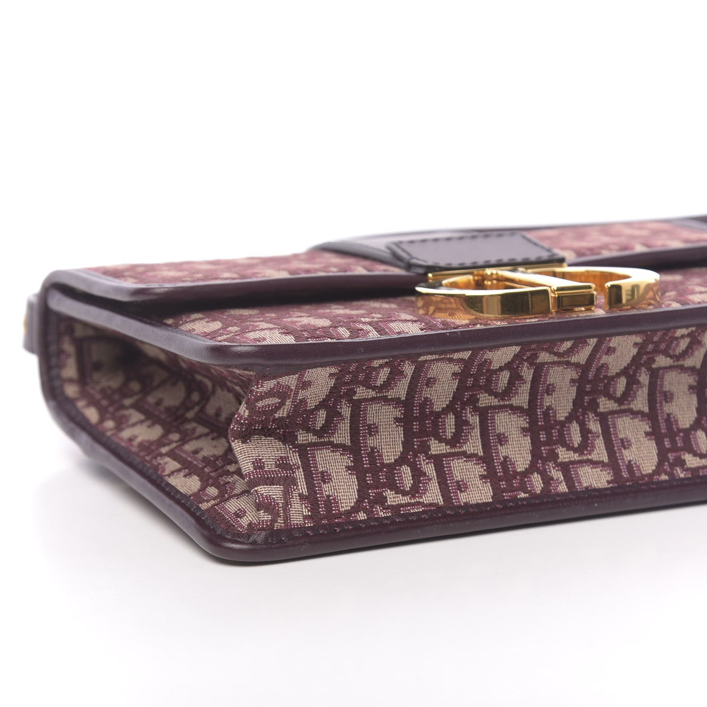 Oblique 30 Montaigne Flap Bag Burgundy