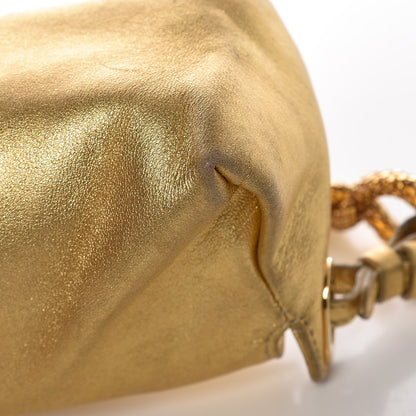 Jimmy Choo Metallic Lambskin Tulita Evening Bag Gold 13 of 15
