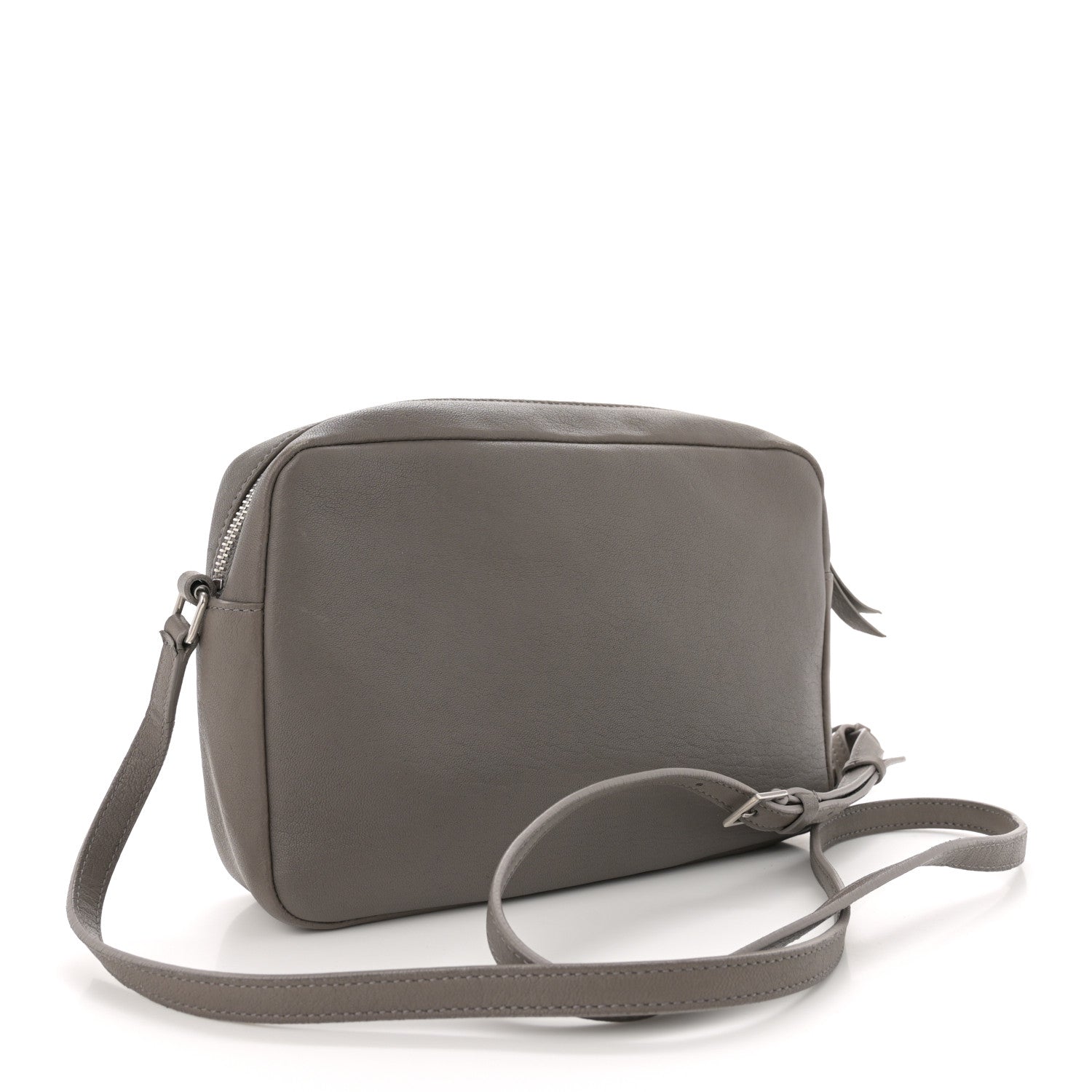 Saint Laurent Lambskin Monogram Small Lou Camera Bag Asphalt 3 of 14