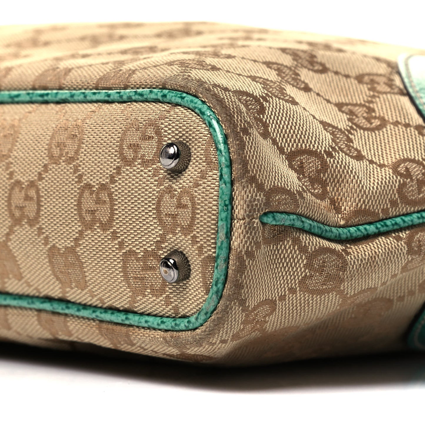 Monogram Shoulder Bag Turquoise