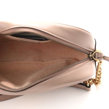 Gucci Calfskin Matelasse Small GG Marmont Chain Shoulder Bag Porcelain Rose 5 of 11