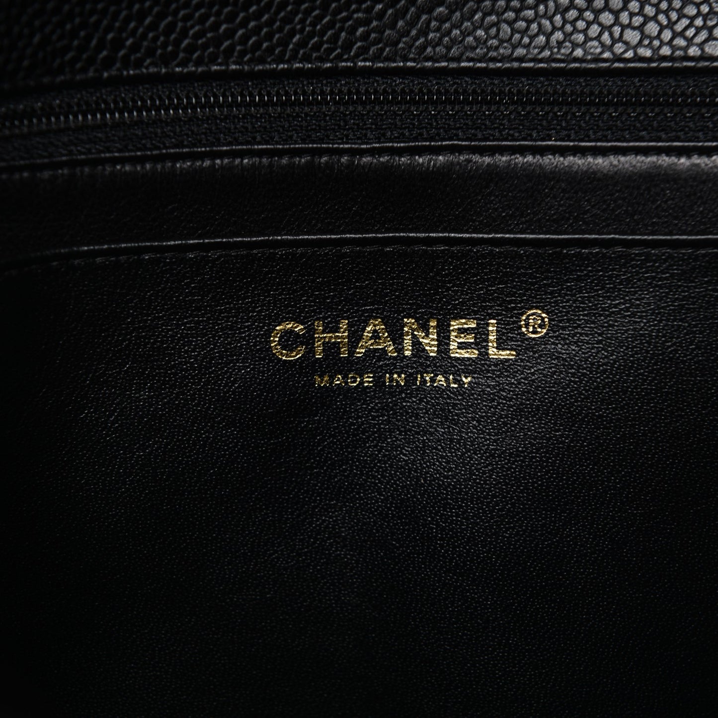 Caviar Quilted Jumbo Single Flap Black