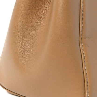 Fendi Nappa Colorblock Mini Peekaboo Iconic Satchel Cuoio Ceruleo Fiamma 14 of 14