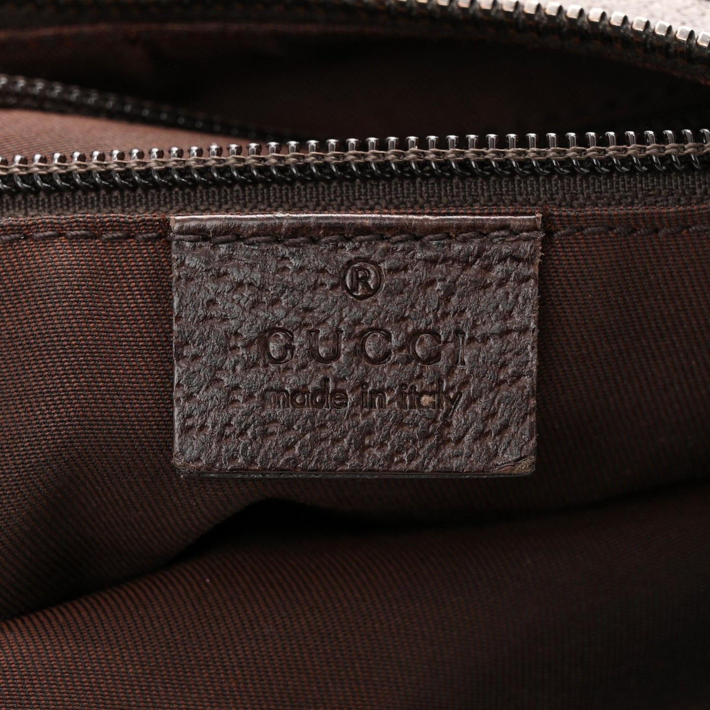 Monogram Medium Half Moon Hobo Dark Brown