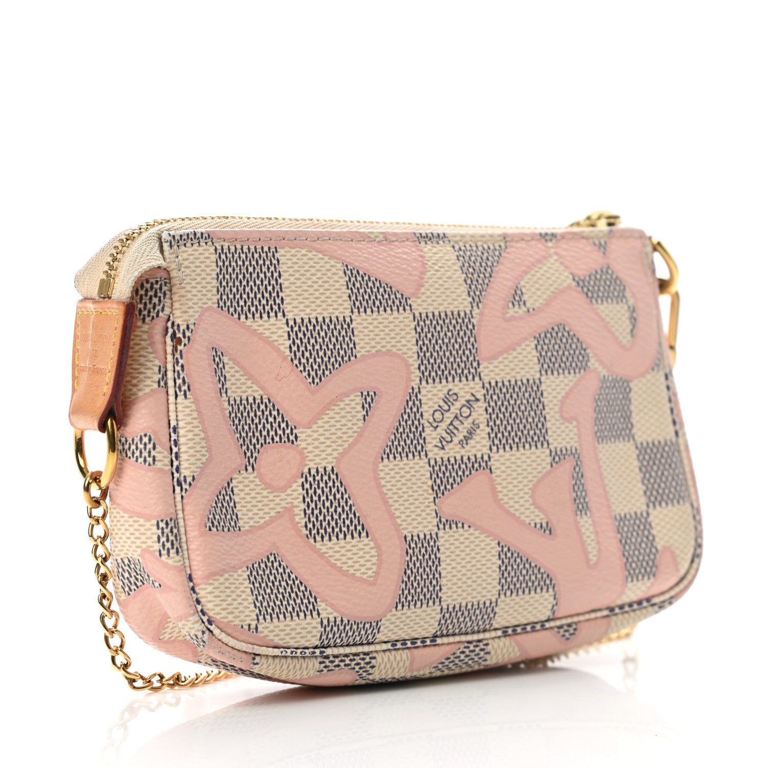 Louis Vuitton Damier Azur Tahitienne Mini Pochette Accessories 3 of 7