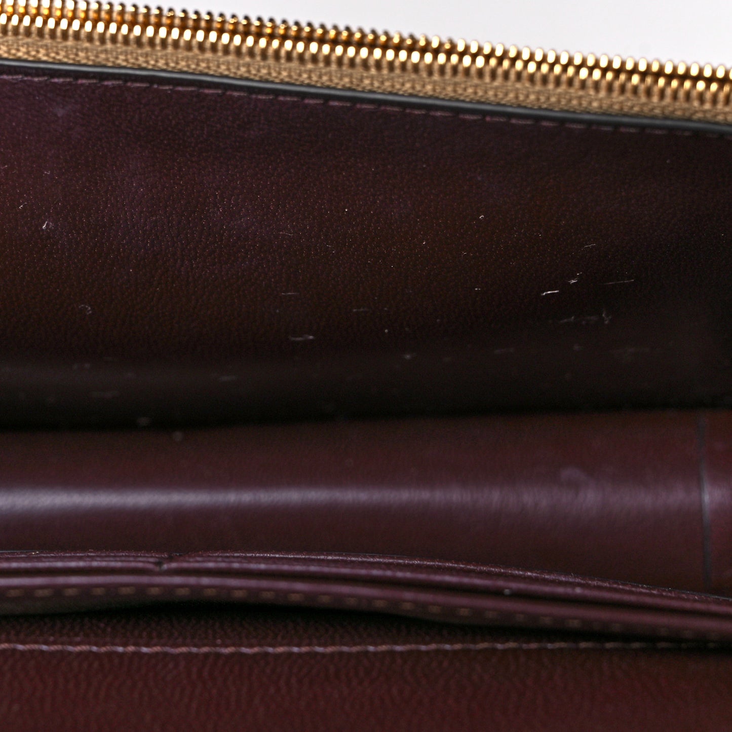 Metallic Classic Grain Calfskin Small Darley Gold