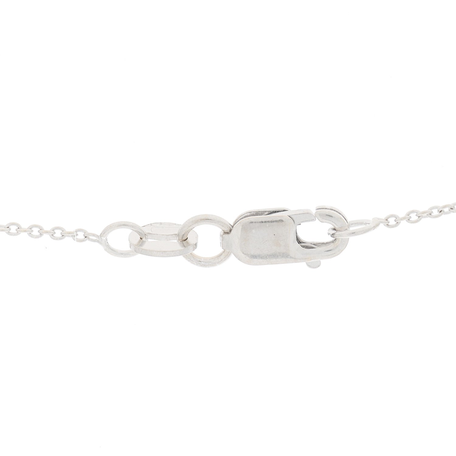 Roberto Coin 18K White Gold Diamond Blue Sapphire Hamsa Pendant Necklace 3 of 6