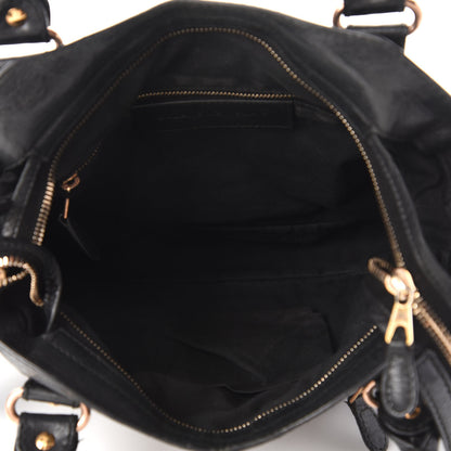 Balenciaga Agneau Giant 12 Rose Gold Hardware Town Black 5 of 10