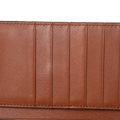 Loewe Grained Calfskin Large Vertical Wallet Steel Blue Tan 7 of 7
