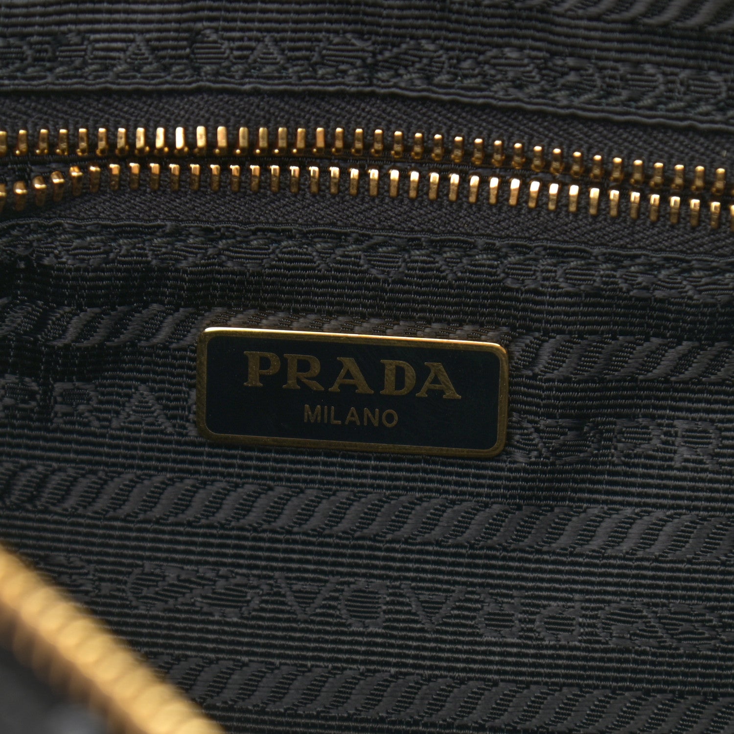 Prada Tessuto Nylon Saffiano Crossbody Bag Black 6 of 11