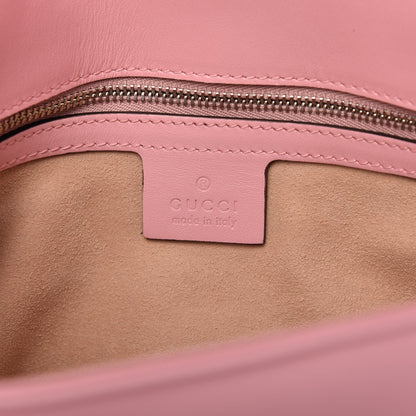 Gucci Calfskin Matelasse Small GG Marmont Shoulder Bag Wild Rose 8 of 10