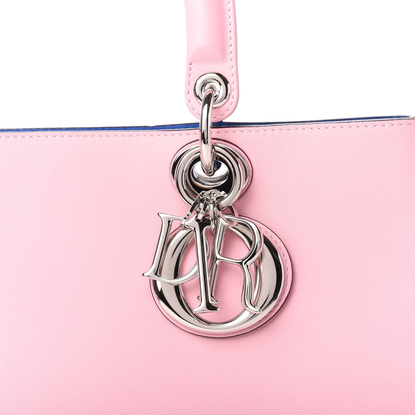 Smooth Calfskin Medium Diorissimo Tote Rose Tendre