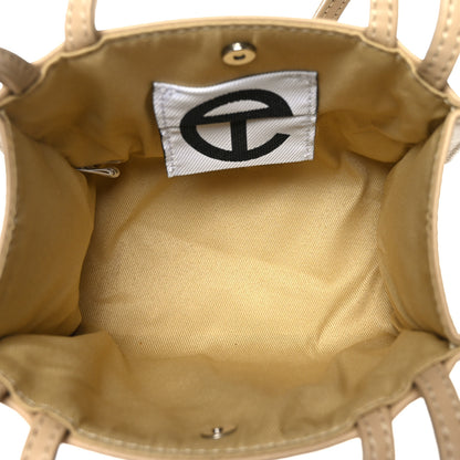 Telfar Vegan Leather Small Shopping Bag Cream 5 of 8