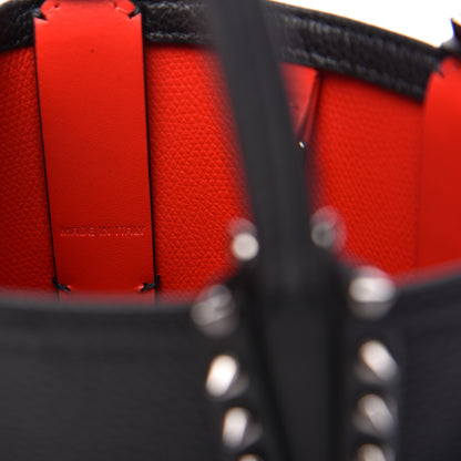 Christian Louboutin Calfskin Spikes Mini North South Cabata Tote Black 9 of 10