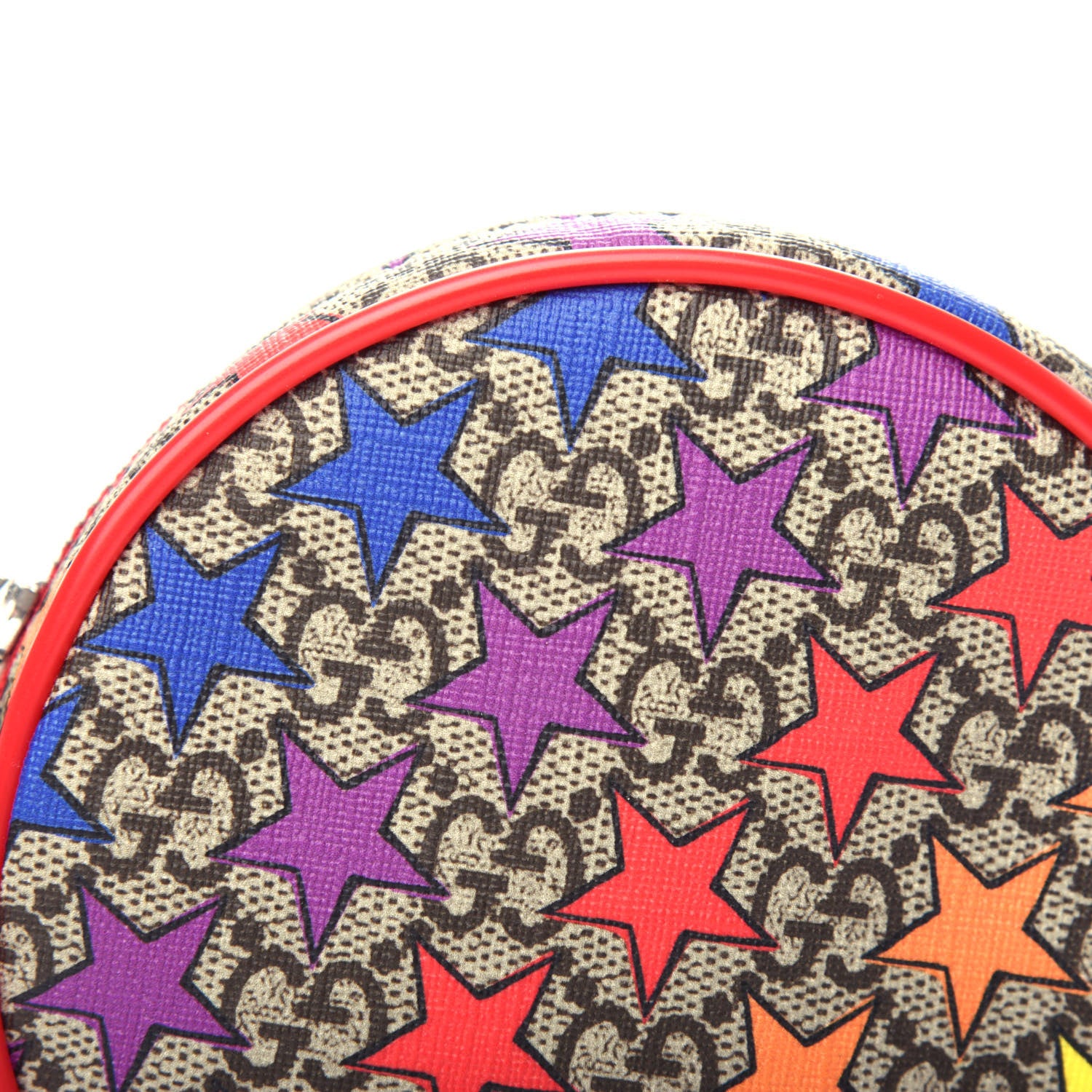 Gucci GG Supreme Monogram Childrens Star Print Round Belt Bag Multicolor 10 of 10