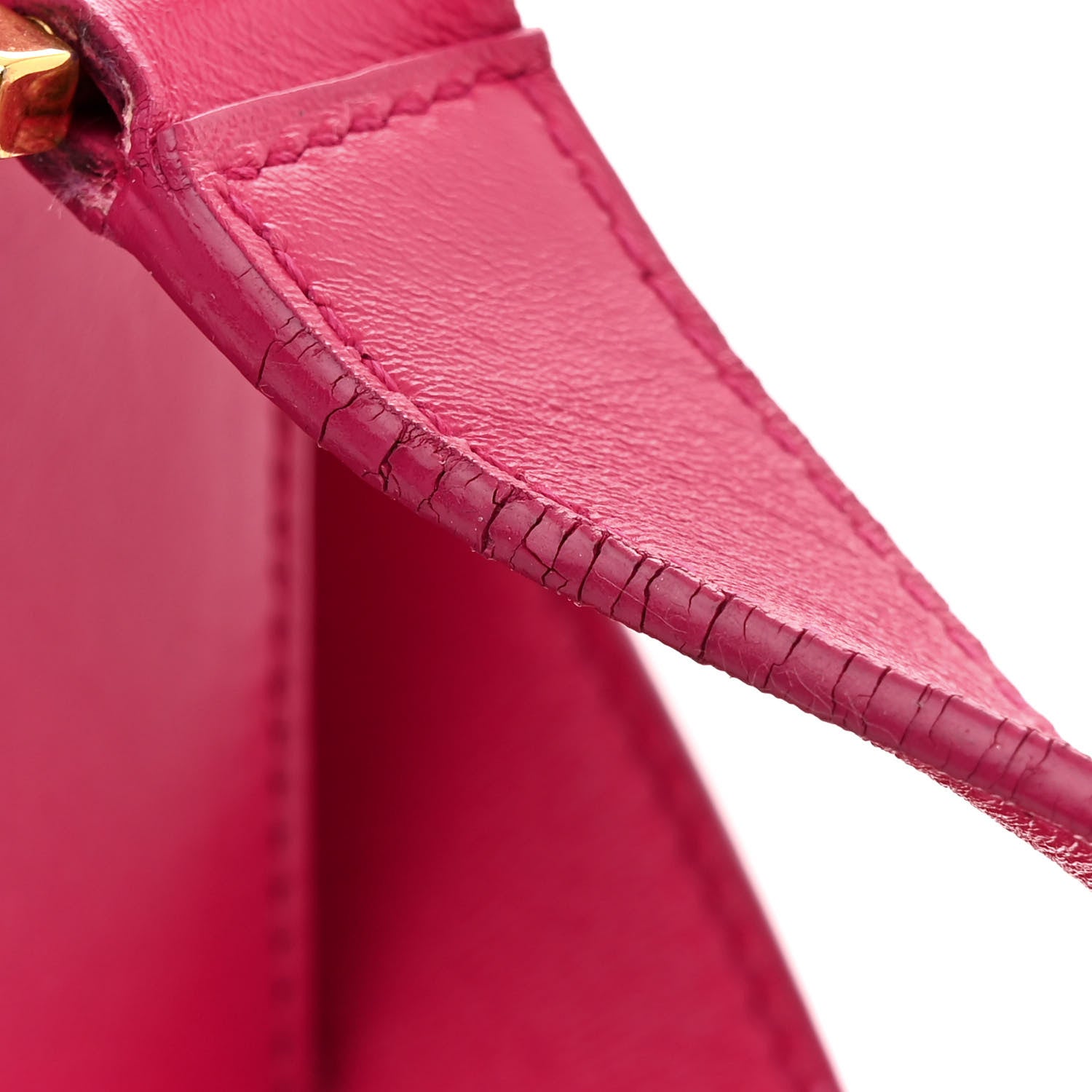 Saint Laurent Smooth Calfskin Medium Classic Monogram Universite Bag Fuchsia 14 of 17