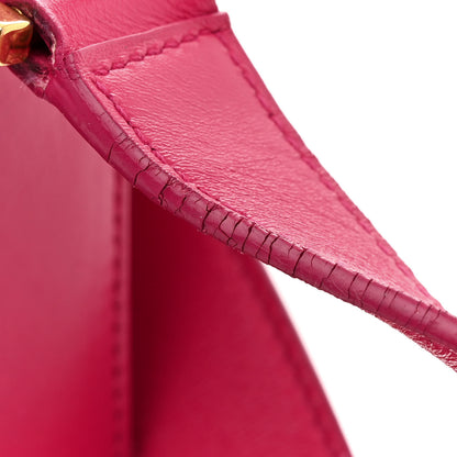 Saint Laurent Smooth Calfskin Medium Classic Monogram Universite Bag Fuchsia 14 of 17