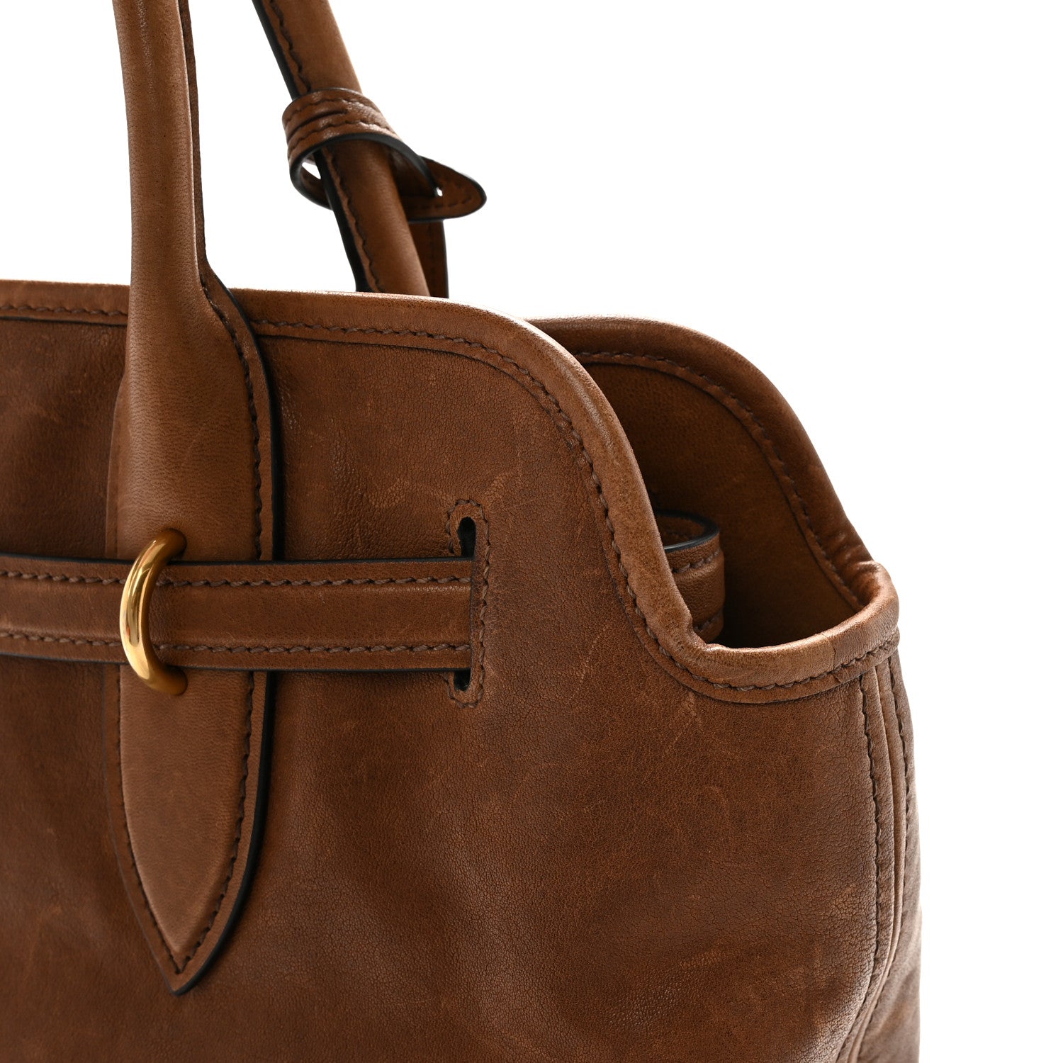 Miu Miu Nappa Aviator Medium Aventure Bag Rovere 12 of 12