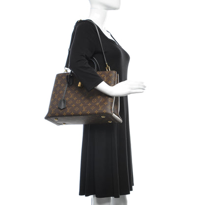 Louis Vuitton Monogram Flower Tote Black 2 of 10