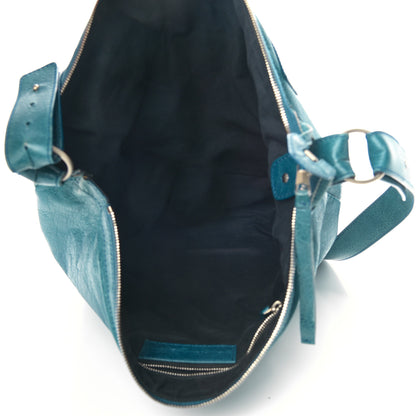 Balenciaga Agneau Day Messenger Bleu Mineral 6 of 14