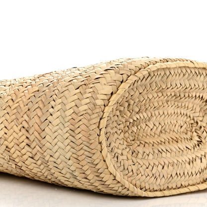 Loewe Raffia Large Basket Tote Bag Natural Tan 9 of 10