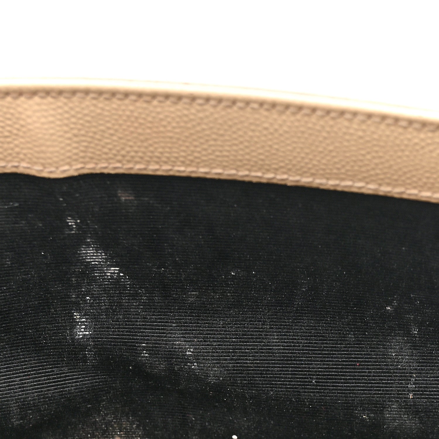 Saint Laurent Grain De Poudre Classic Monogram Cassandre Clutch Nude 11 of 13