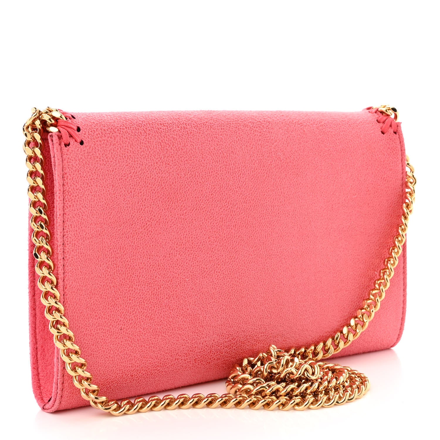 Stella McCartney Shaggy Deer Mini Falabella Crossbody Bag Bright Pink 4 of 11