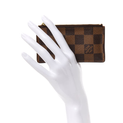 Louis Vuitton Damier Ebene Zip Key Holder 2 of 6